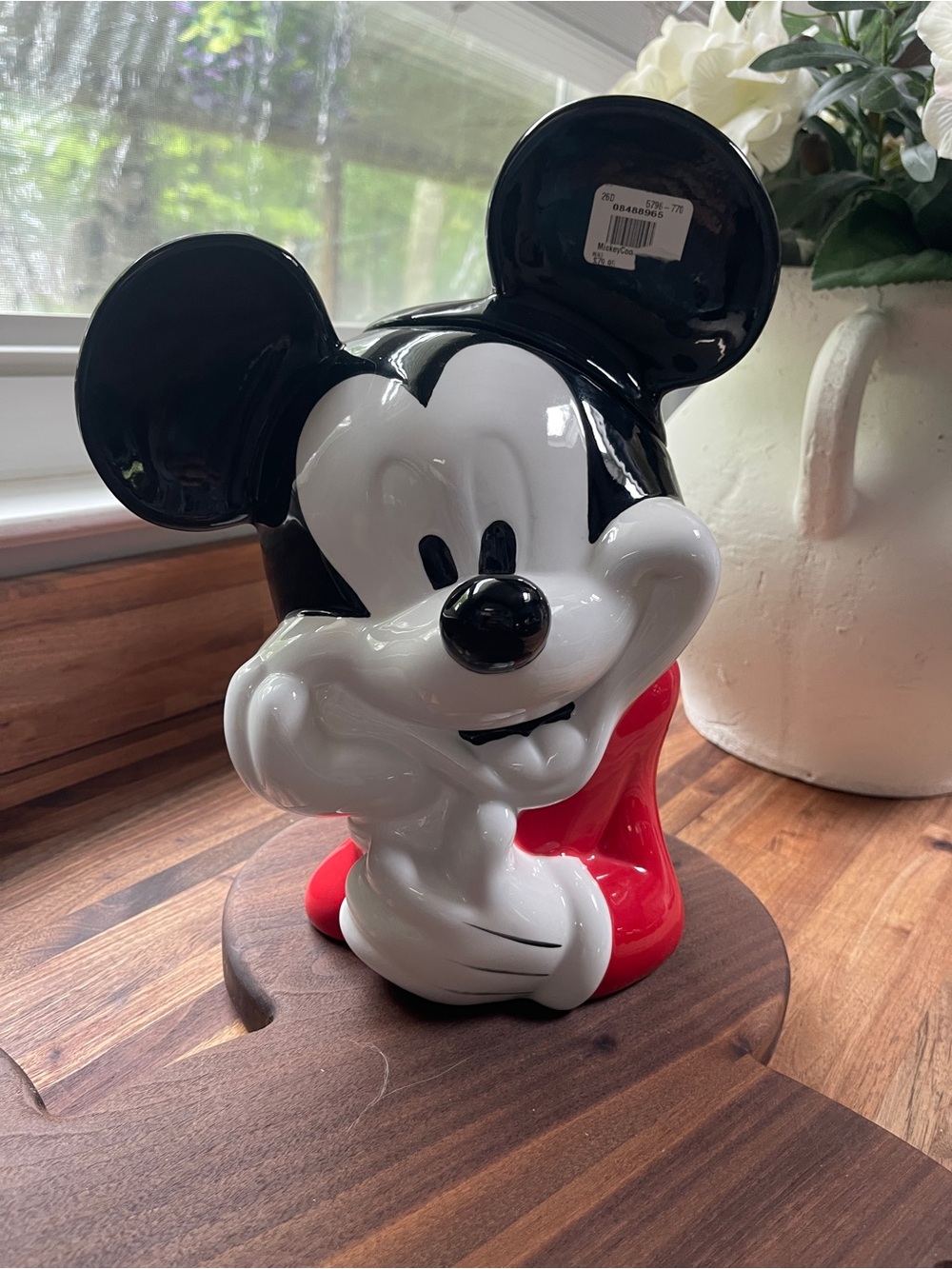 Williams Sonoma-Mickey Mouse Ceramic Cookie Jar-NWT!